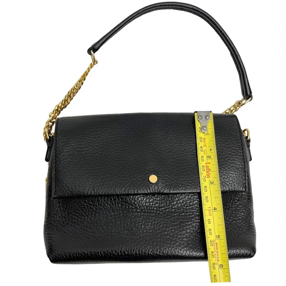 SOLD 🔴 Banana Republic leather shoulder bag Crossbody bag with gold chain - Picture 10 of 15